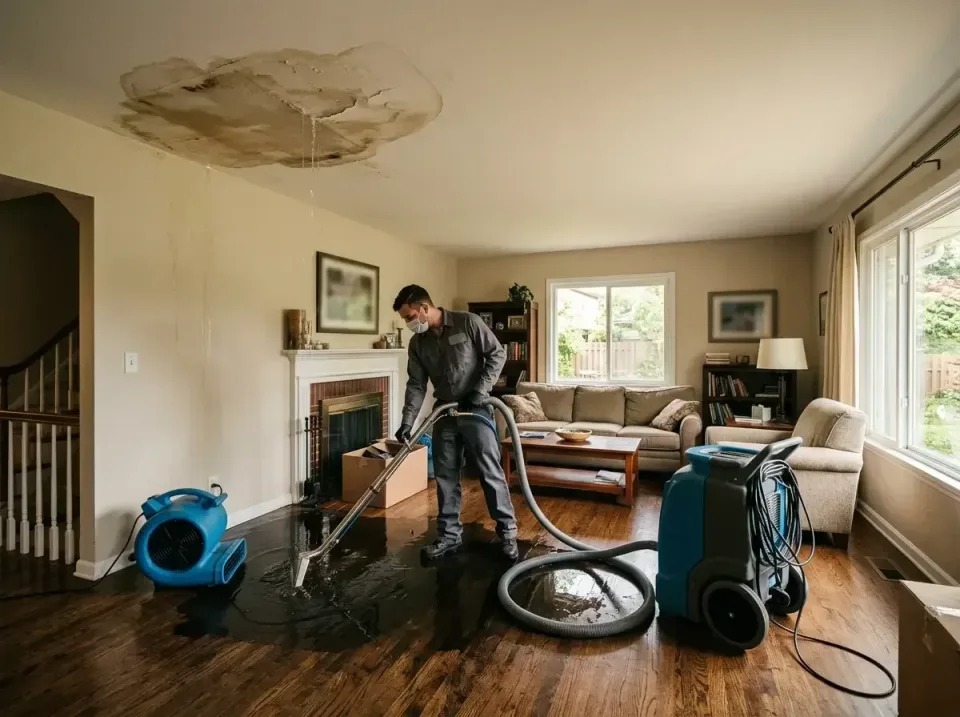 attic-pipe-burst-ceiling-drip-008 — frequently asked questions, Water Damage Restoration & Carpet Care in Keene, NH